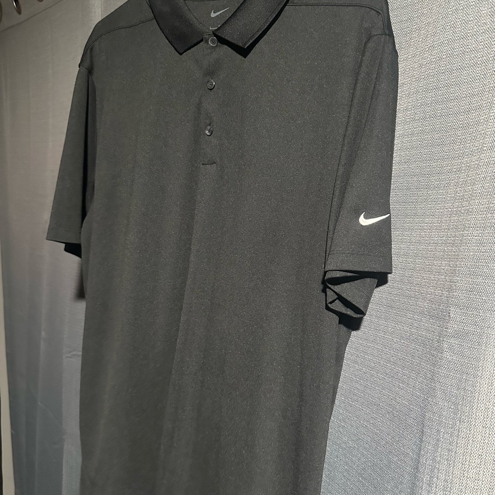 Nike Black Polo Shirt Athletic Performance